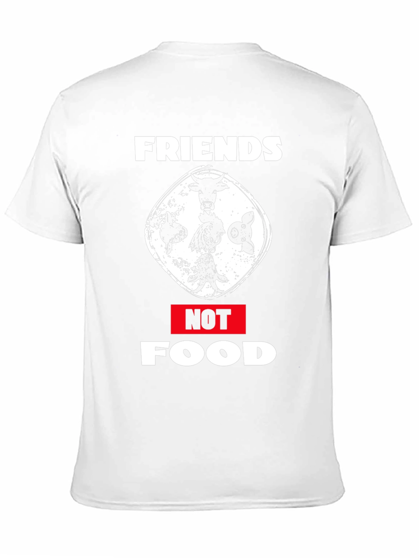 Friends Not Food Vegan T-Shirt