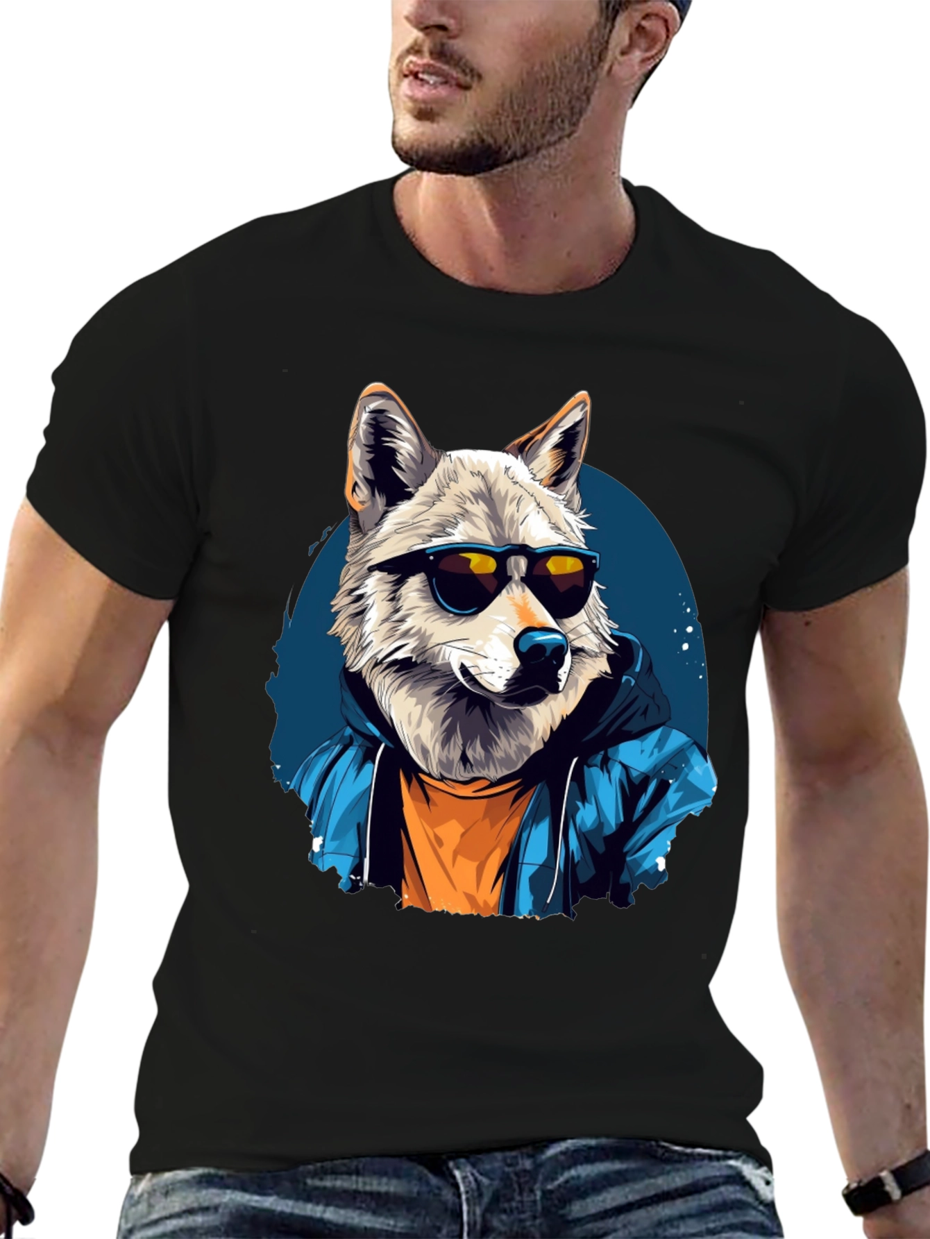 Cool Wolf Graphic Tee