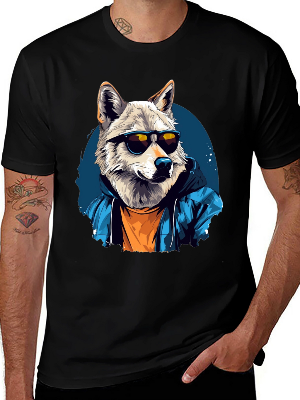 Cool Wolf Graphic Tee