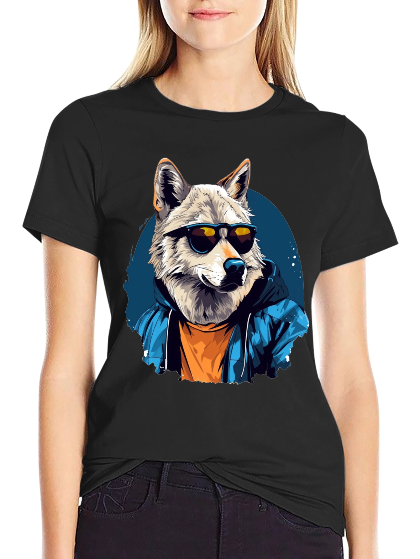Cool Wolf Graphic Tee
