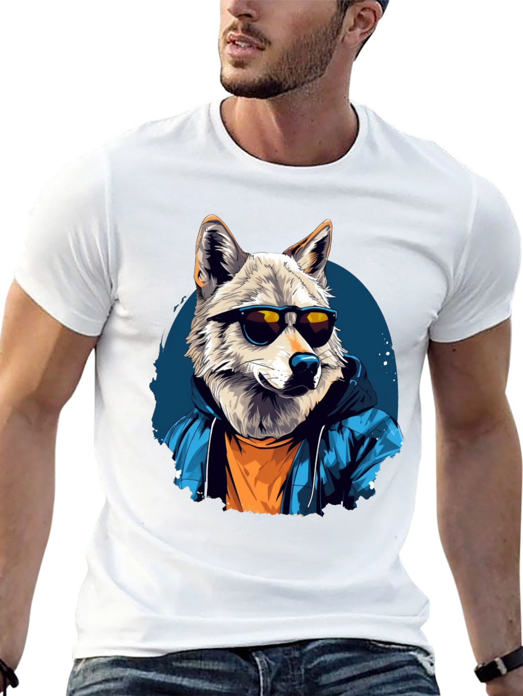 Cool Wolf Graphic Tee