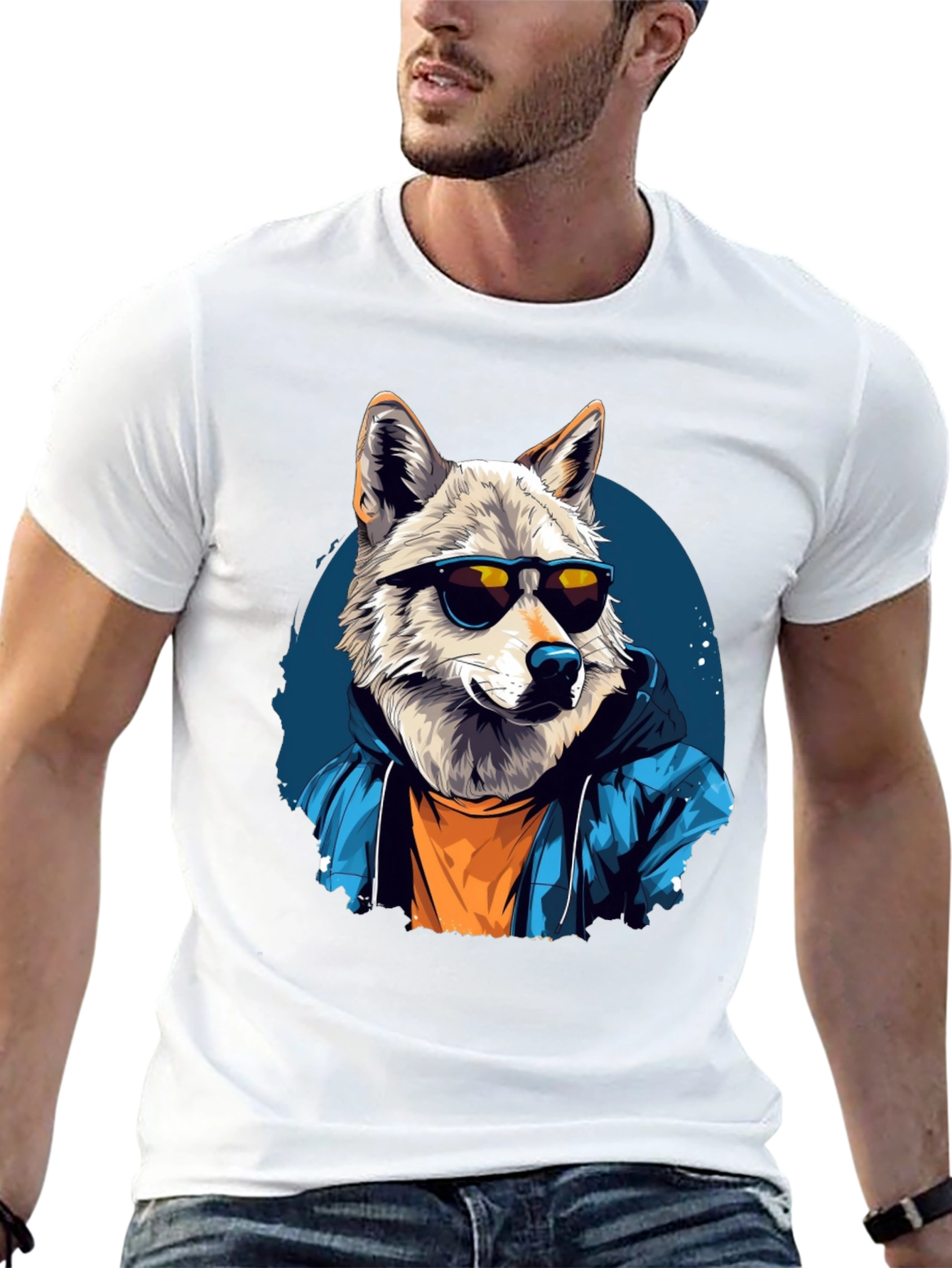 Cool Wolf Graphic Tee