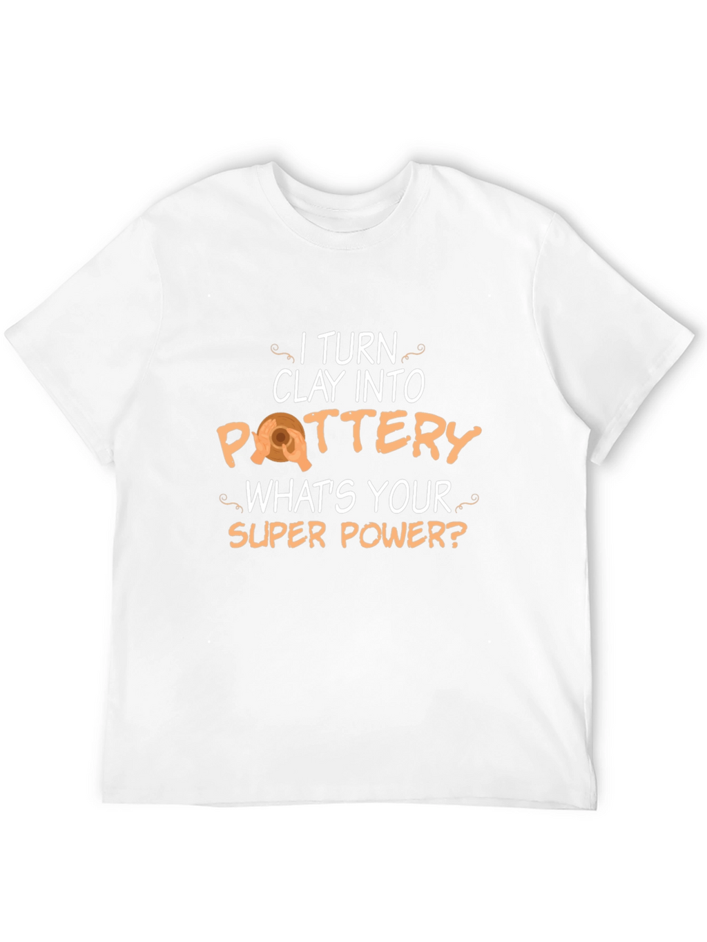 Pottery Super Power T-Shirt - Black Cotton Tee