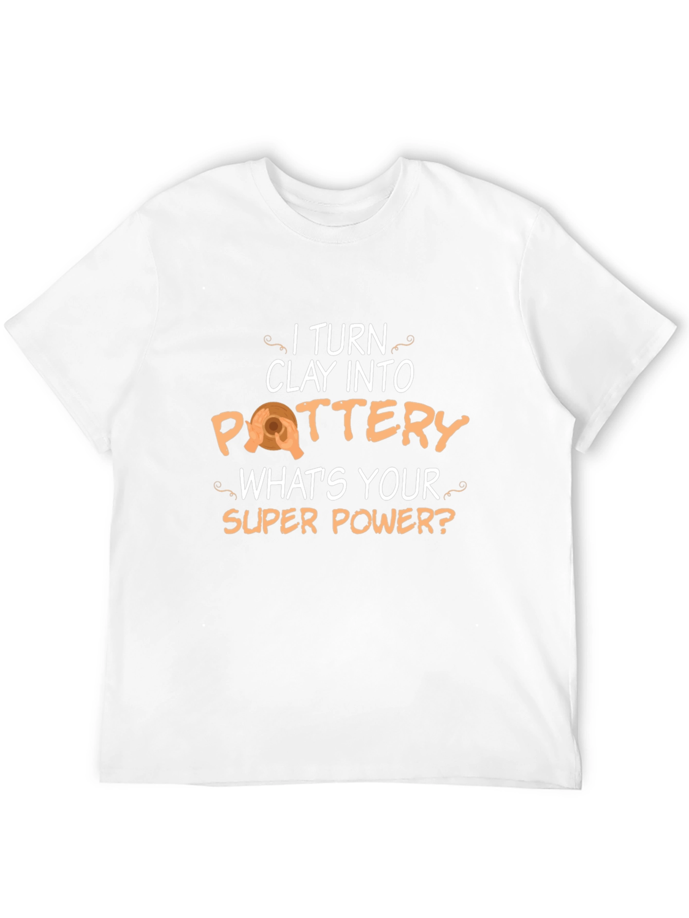 Pottery Super Power T-Shirt - Black Cotton Tee