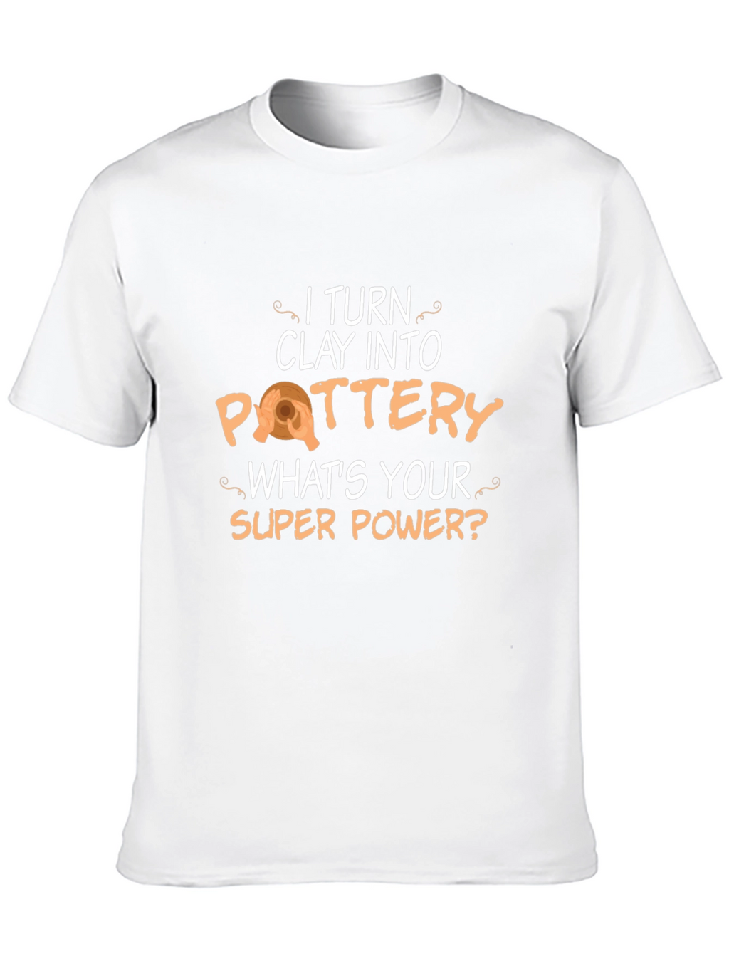 Pottery Super Power T-Shirt - Black Cotton Tee