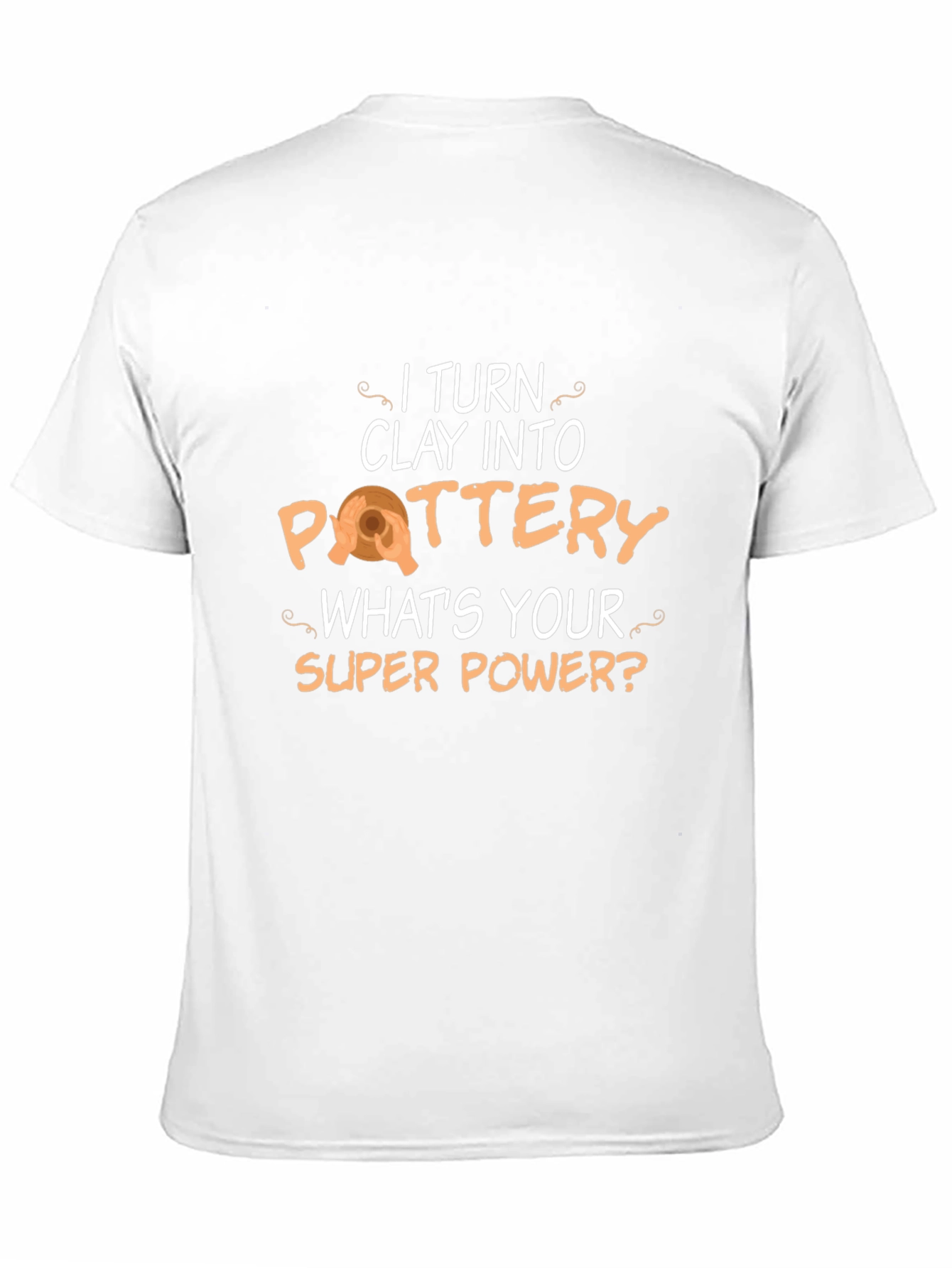 Pottery Super Power T-Shirt - Black Cotton Tee