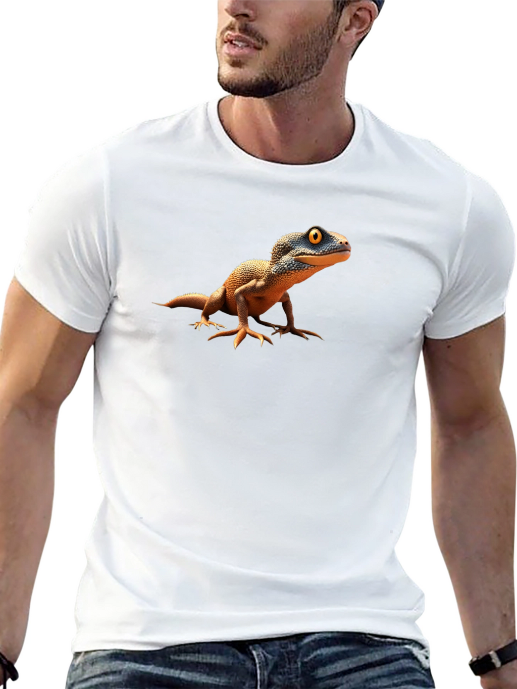 Lizard Graphic Tee - Unique Reptile Design