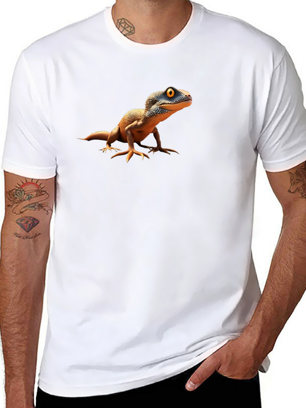 Lizard Graphic Tee - Unique Reptile Design