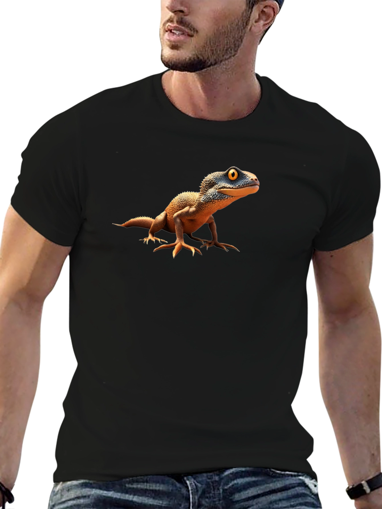 Lizard Graphic Tee - Unique Reptile Design