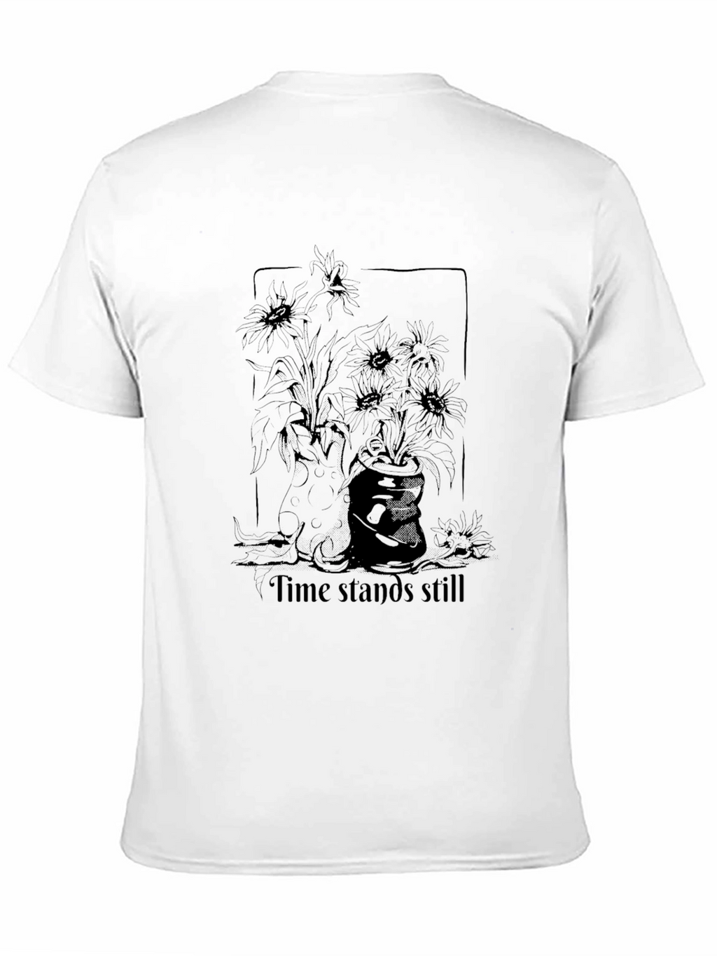 Time Stands Still Graphic Tee - Black