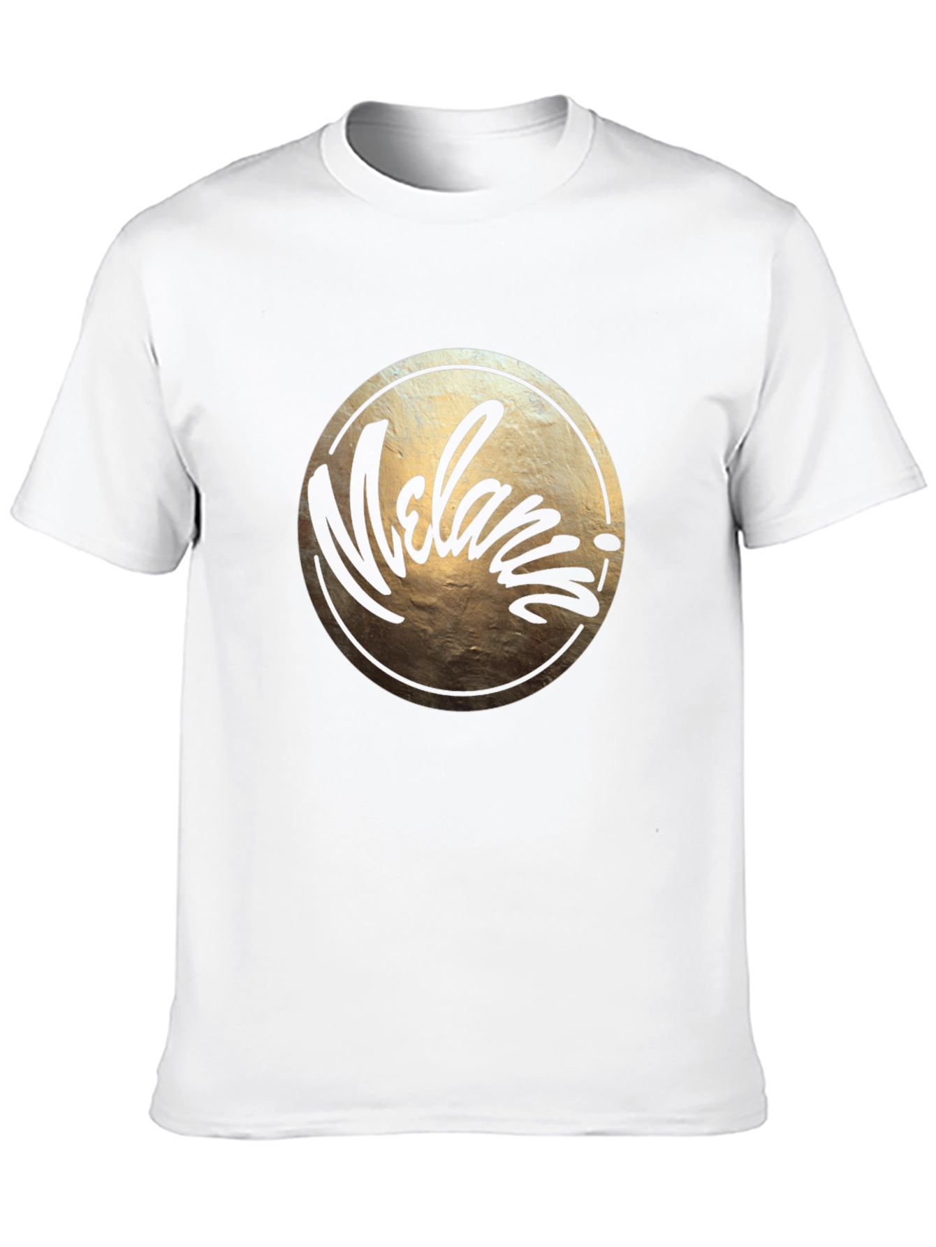 Melania Script Graphic Black T-Shirt