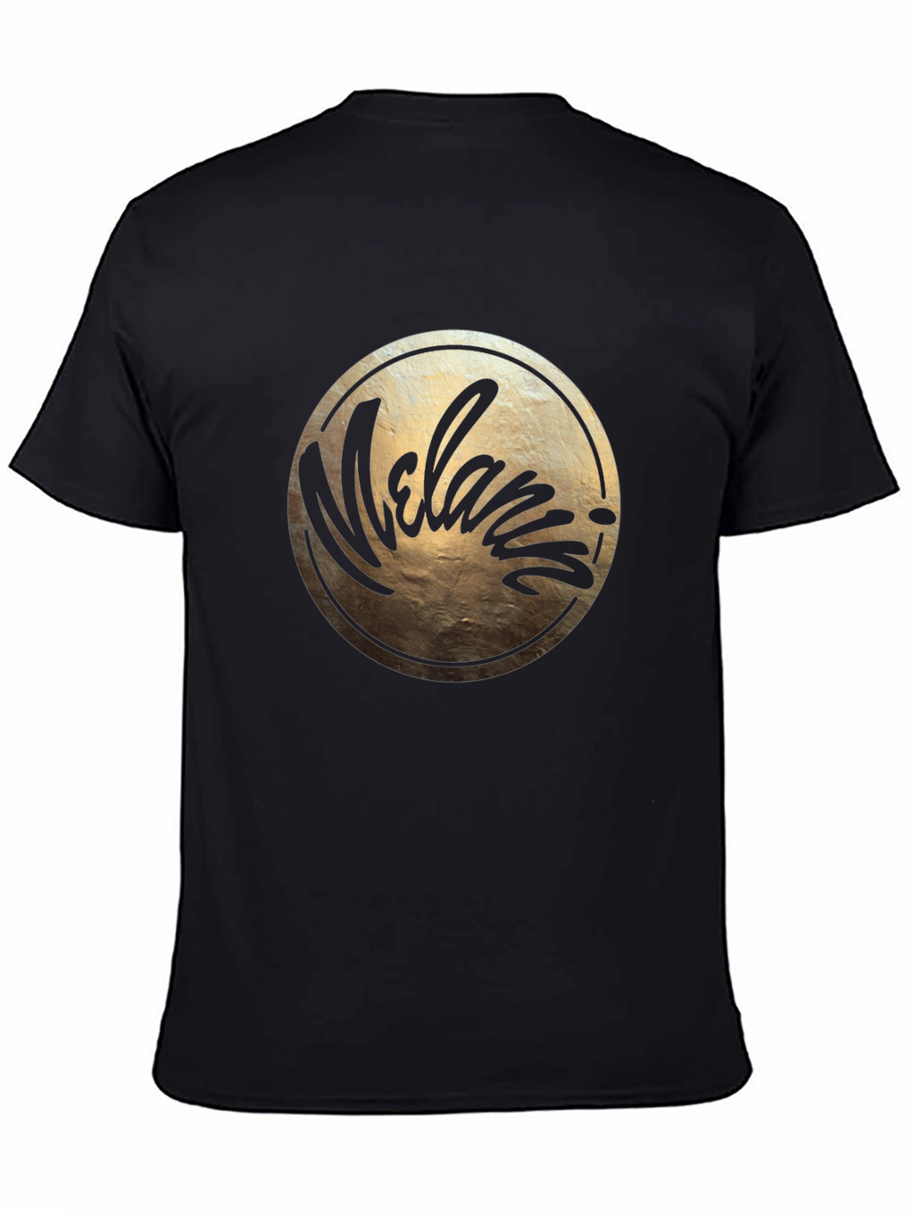 Melania Script Graphic Black T-Shirt