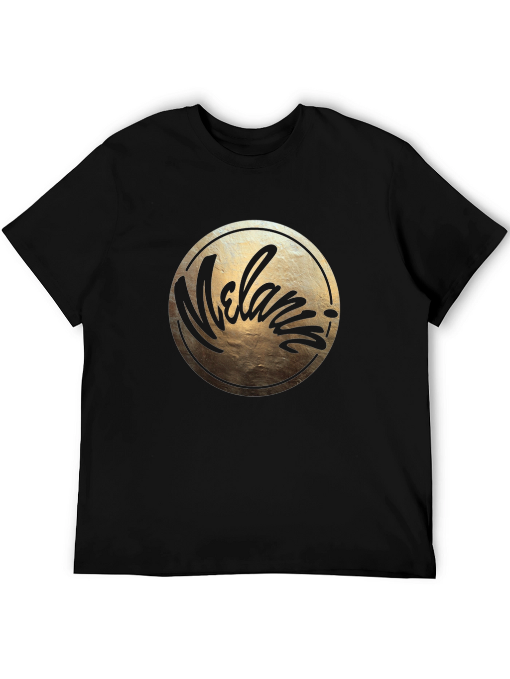 Melania Script Graphic Black T-Shirt