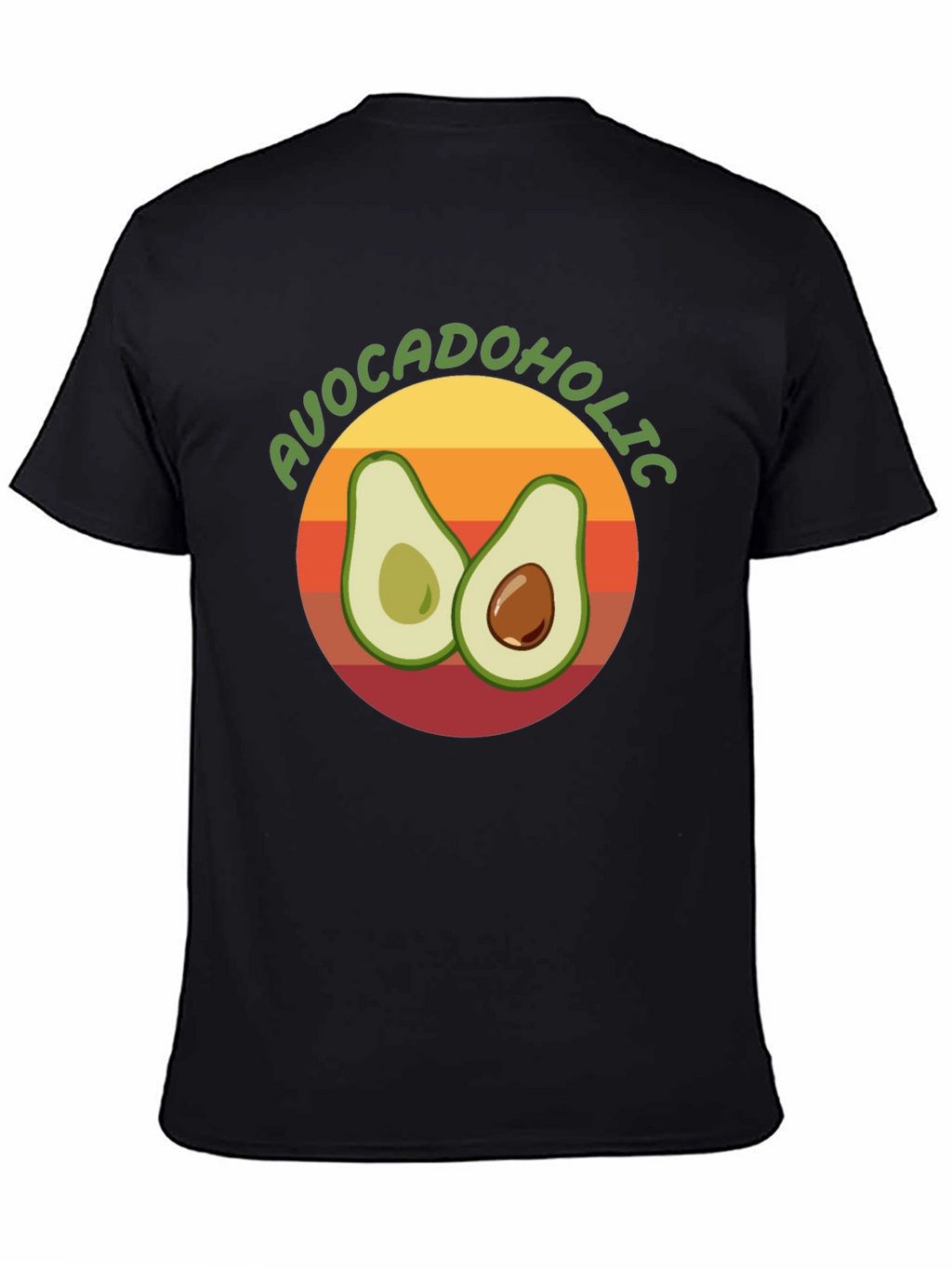 Avocadololic Graphic Tee - Black Unisex T-Shirt