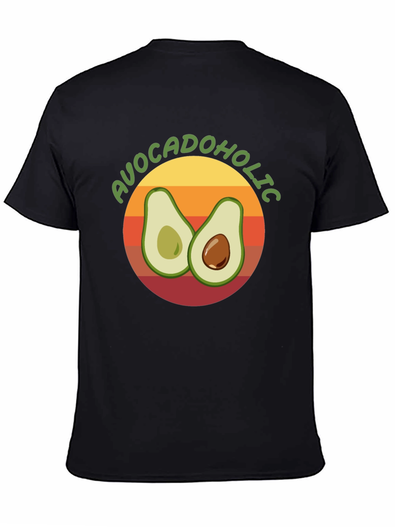 Avocadololic Graphic Tee - Black Unisex T-Shirt