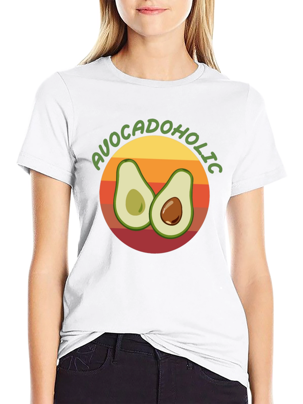 Avocadololic Graphic Tee - Black Unisex T-Shirt