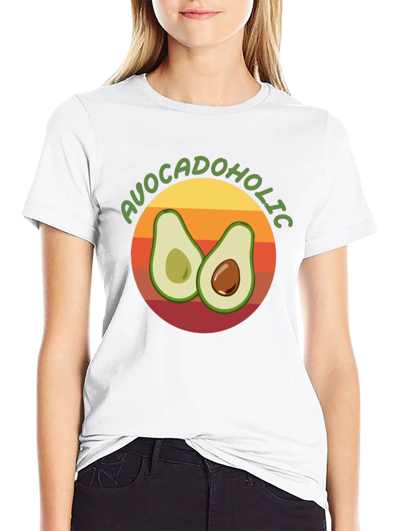 Avocadololic Graphic Tee - Black Unisex T-Shirt