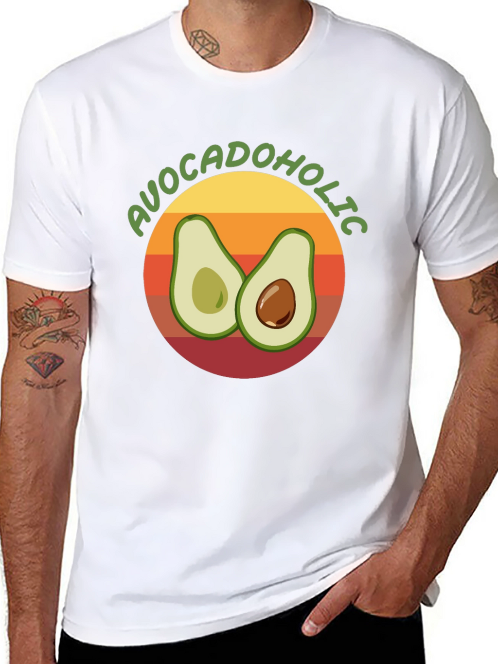 Avocadololic Graphic Tee - Black Unisex T-Shirt