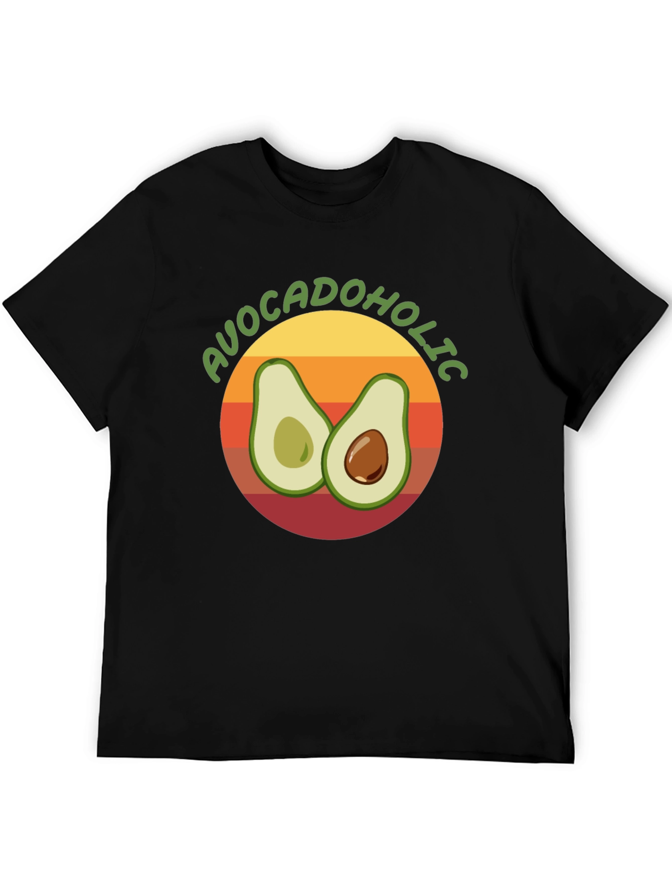 Avocadololic Graphic Tee - Black Unisex T-Shirt