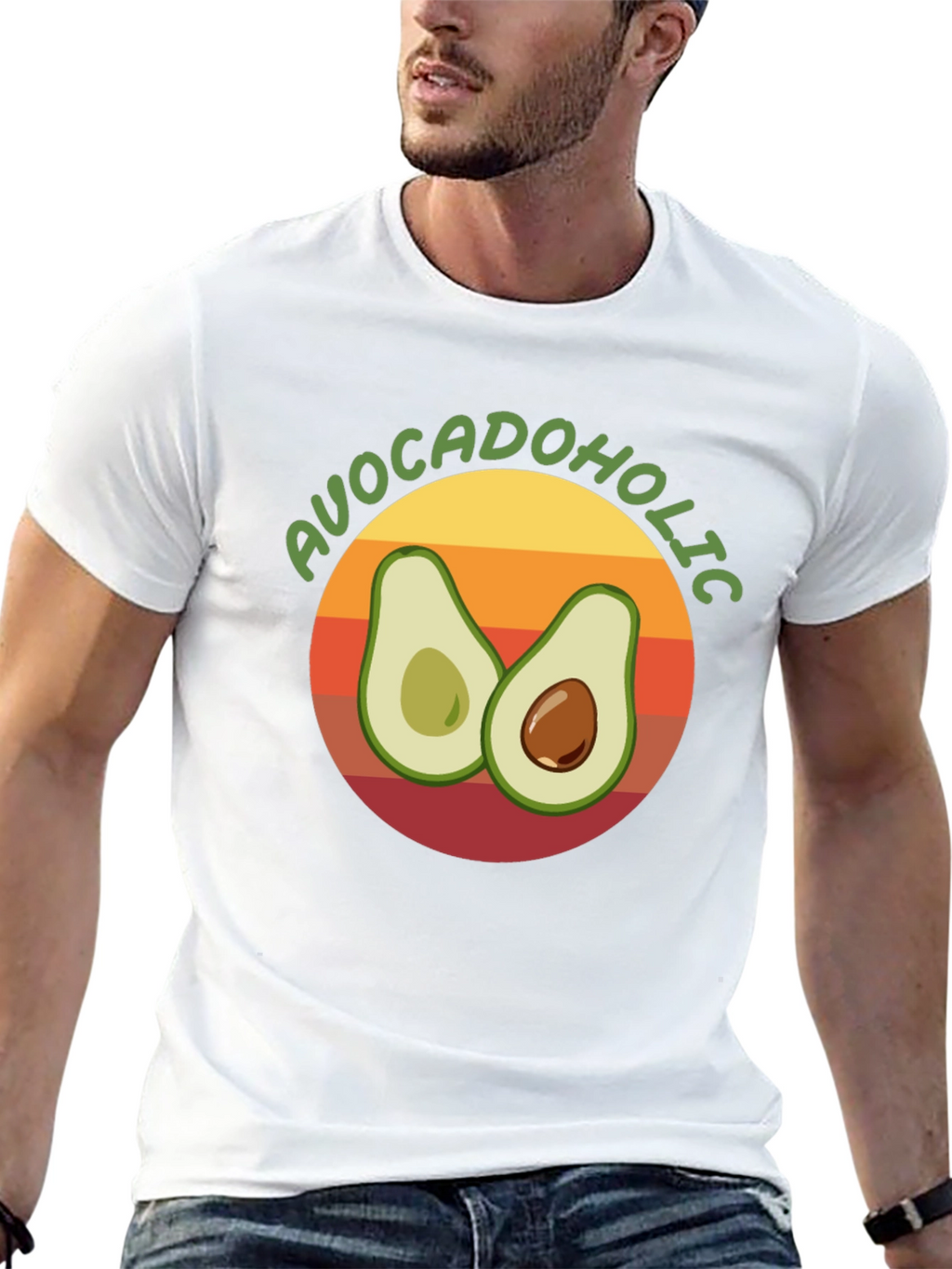 Avocadololic Graphic Tee - Black Unisex T-Shirt