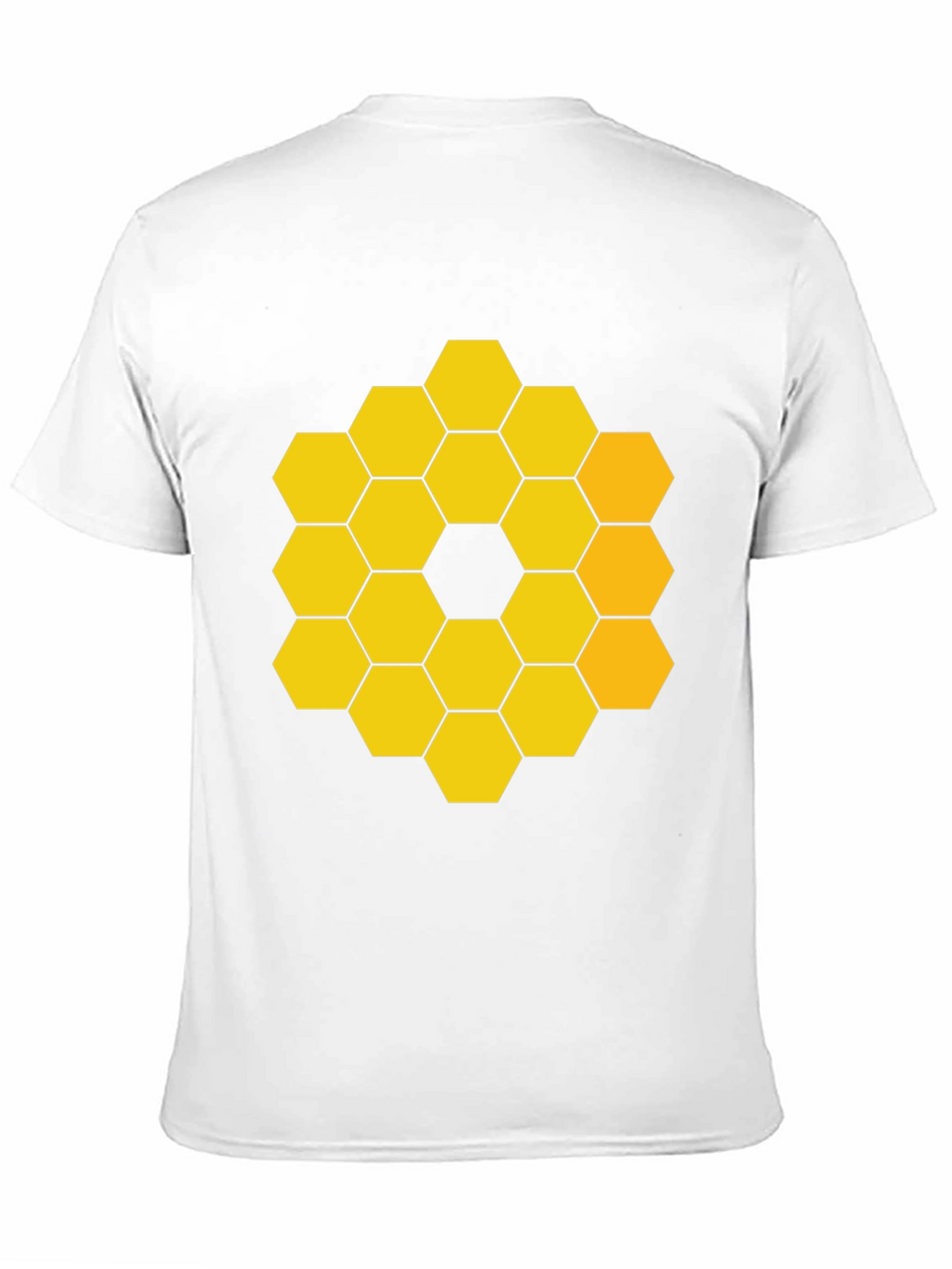 JWST Hexagon Pattern Graphic Tee - Black