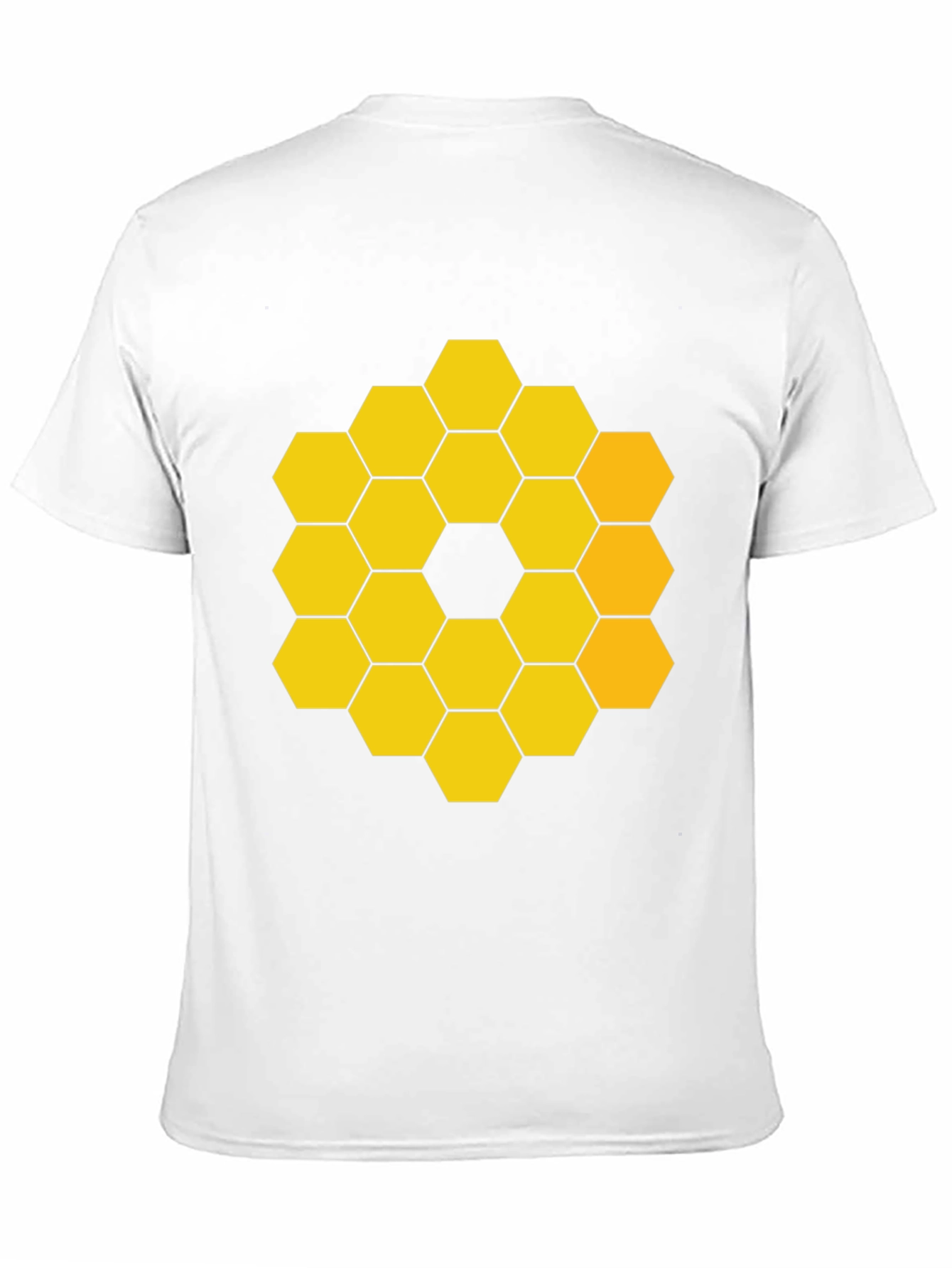 JWST Hexagon Pattern Graphic Tee - Black