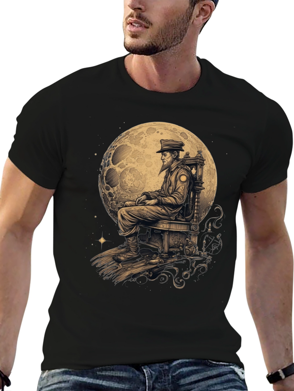 Moon Captain Graphic T-Shirt