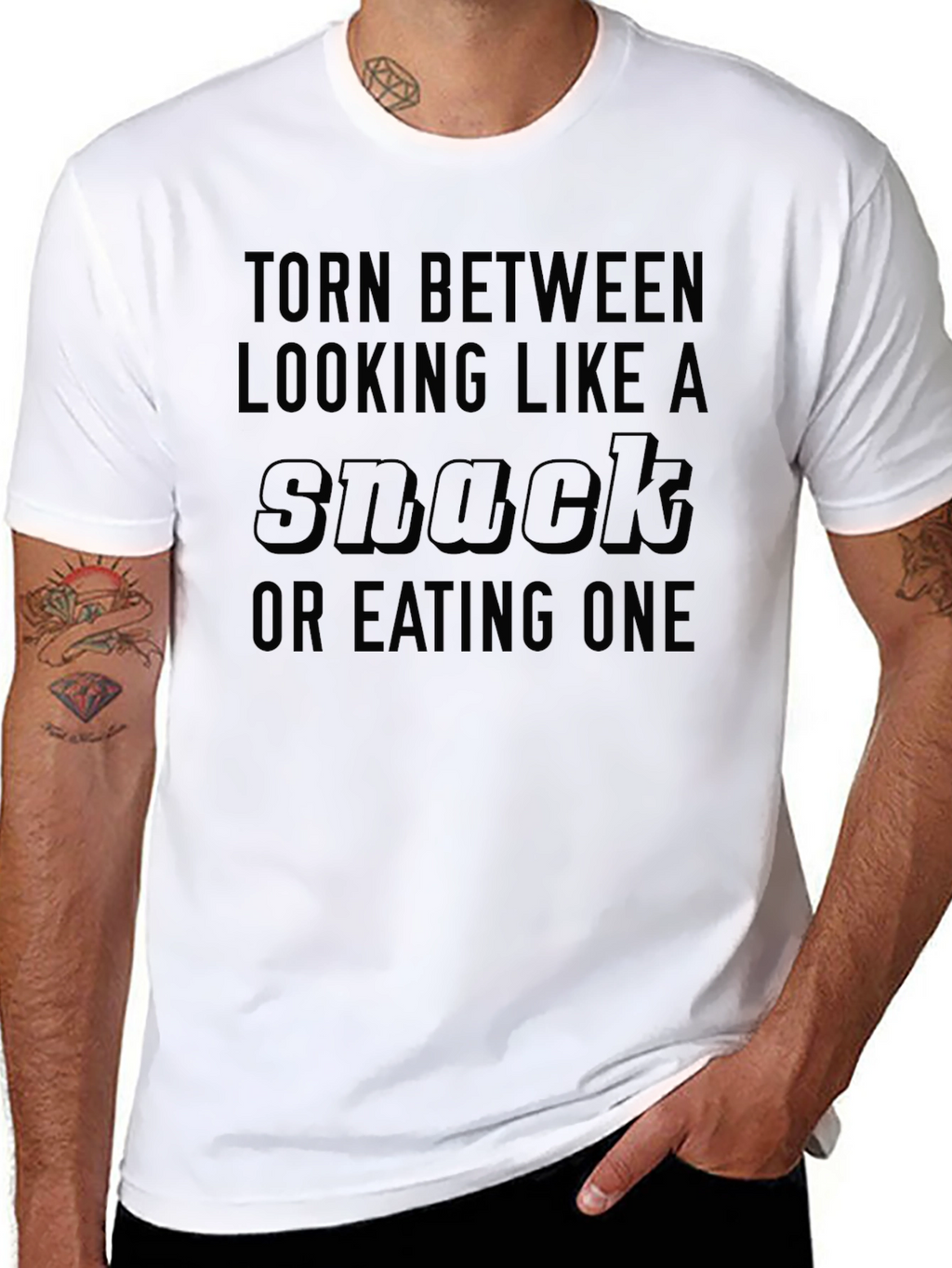 Torn Between Snack T-Shirt