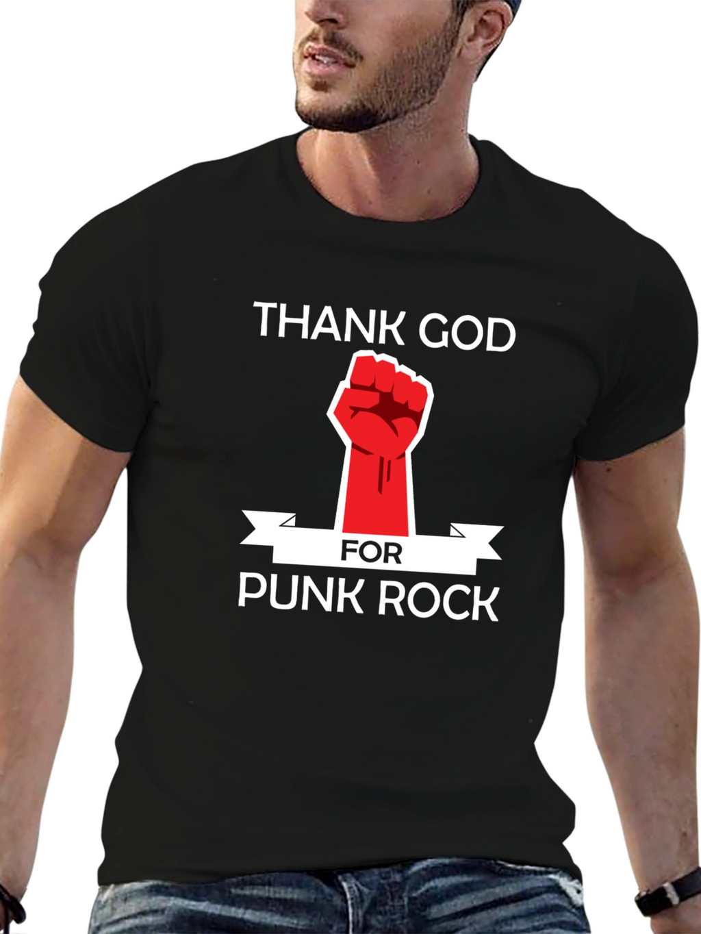 Thank God For Punk Rock Graphic Tee