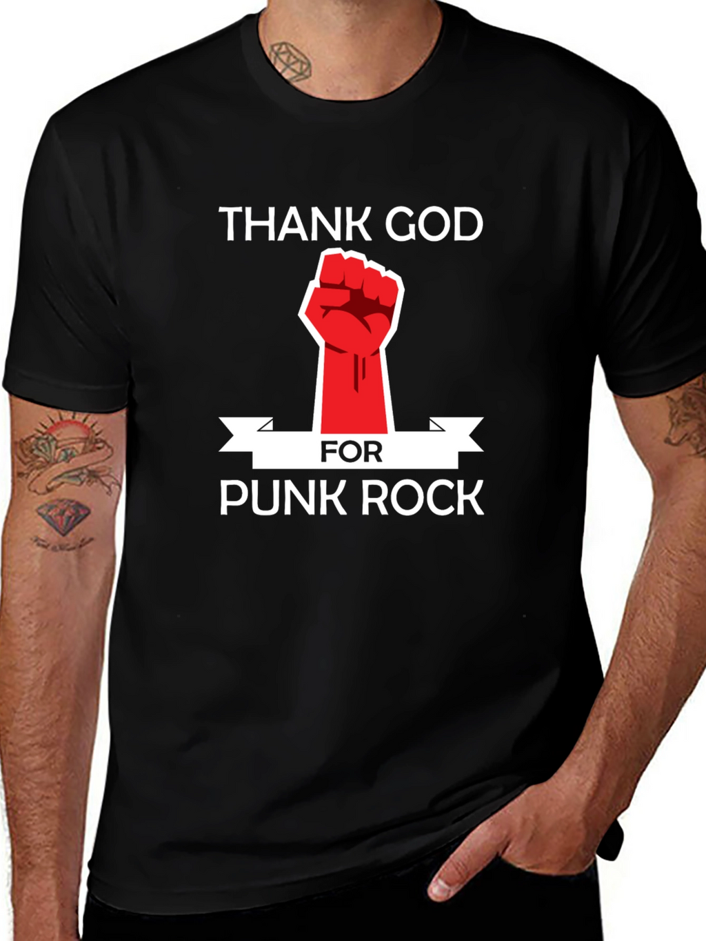 Thank God For Punk Rock Graphic Tee