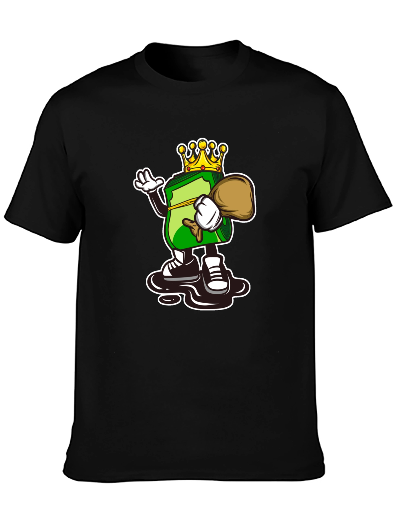 Money King Graphic Tee - Black