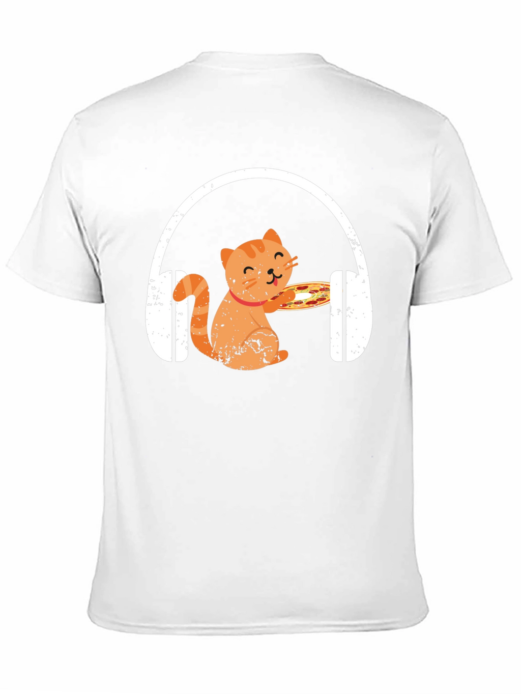 Cat Pizza DJ T-Shirt - Music Lover Apparel