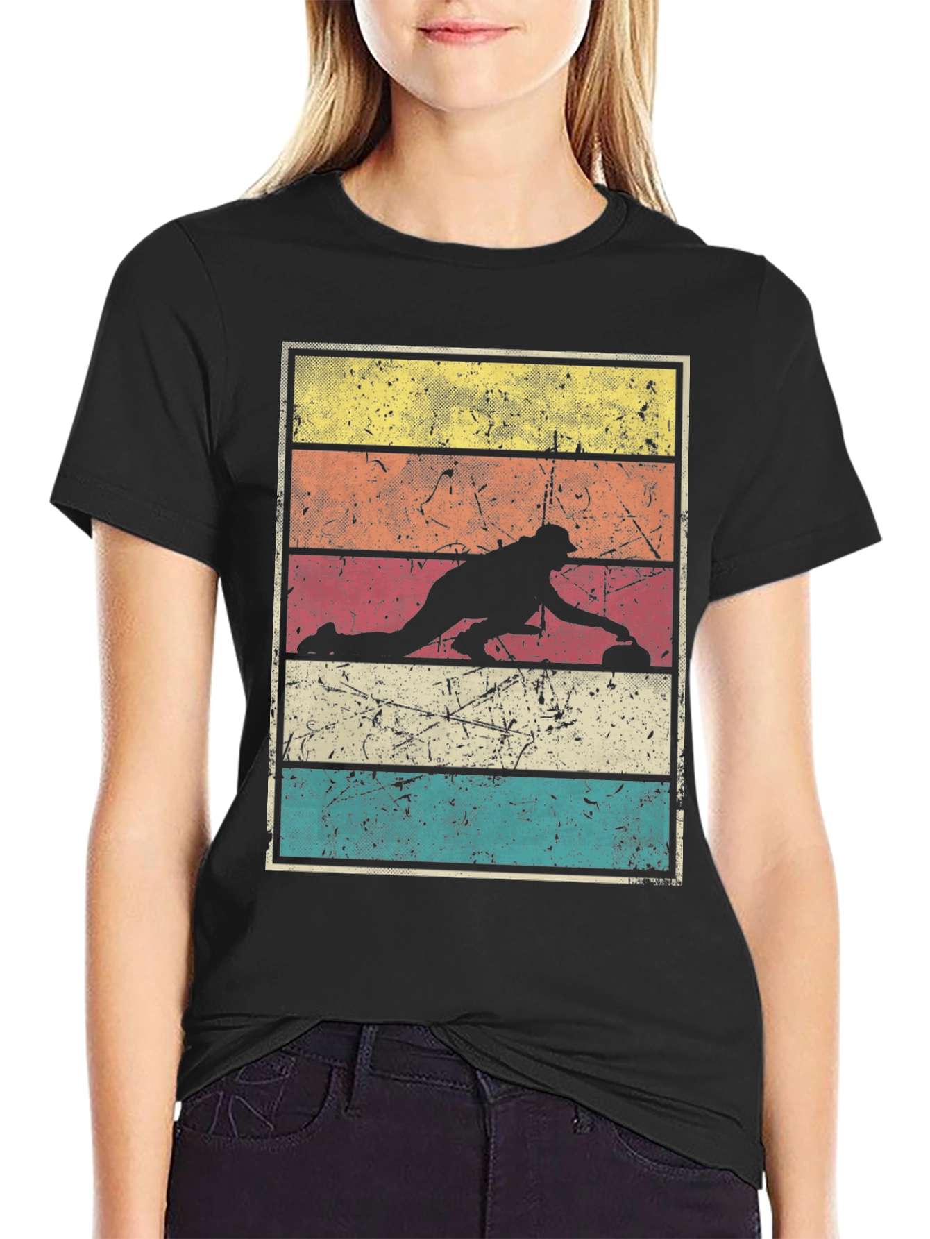 Retro Curling T-Shirt