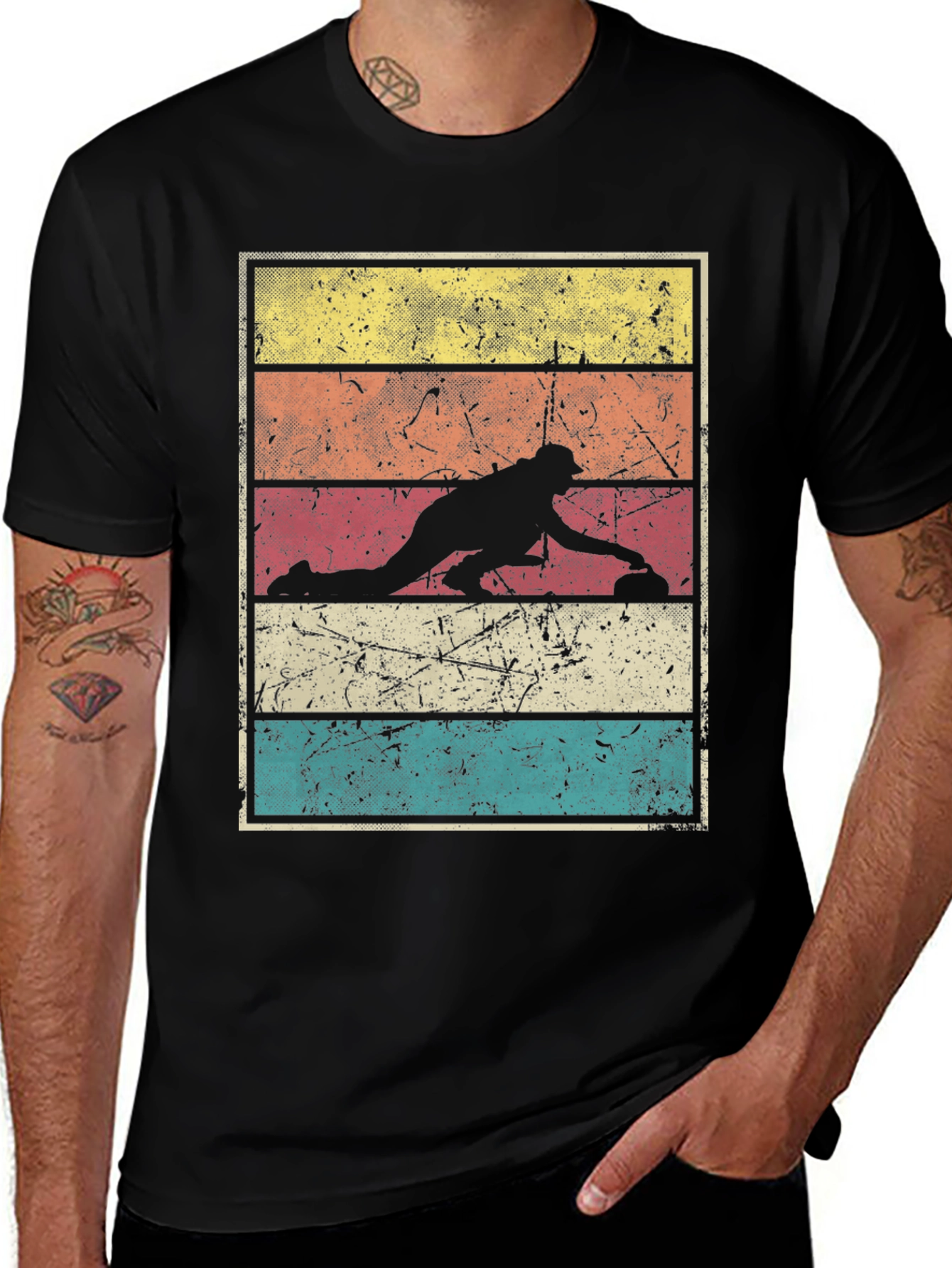 Retro Curling T-Shirt
