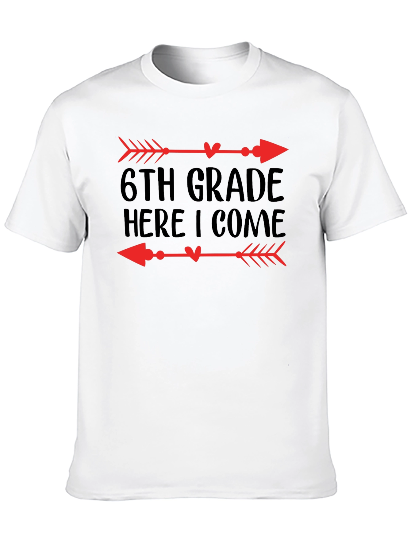 6th Grade Here I Come Arrow T-Shirt