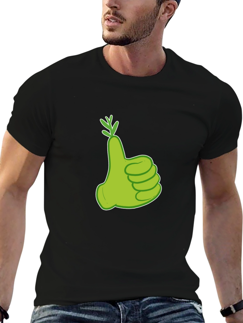 Green Thumbs Up T-Shirt - Like A Boss