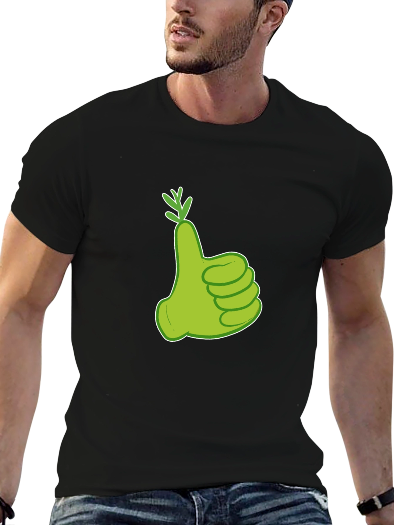 Green Thumbs Up T-Shirt - Like A Boss