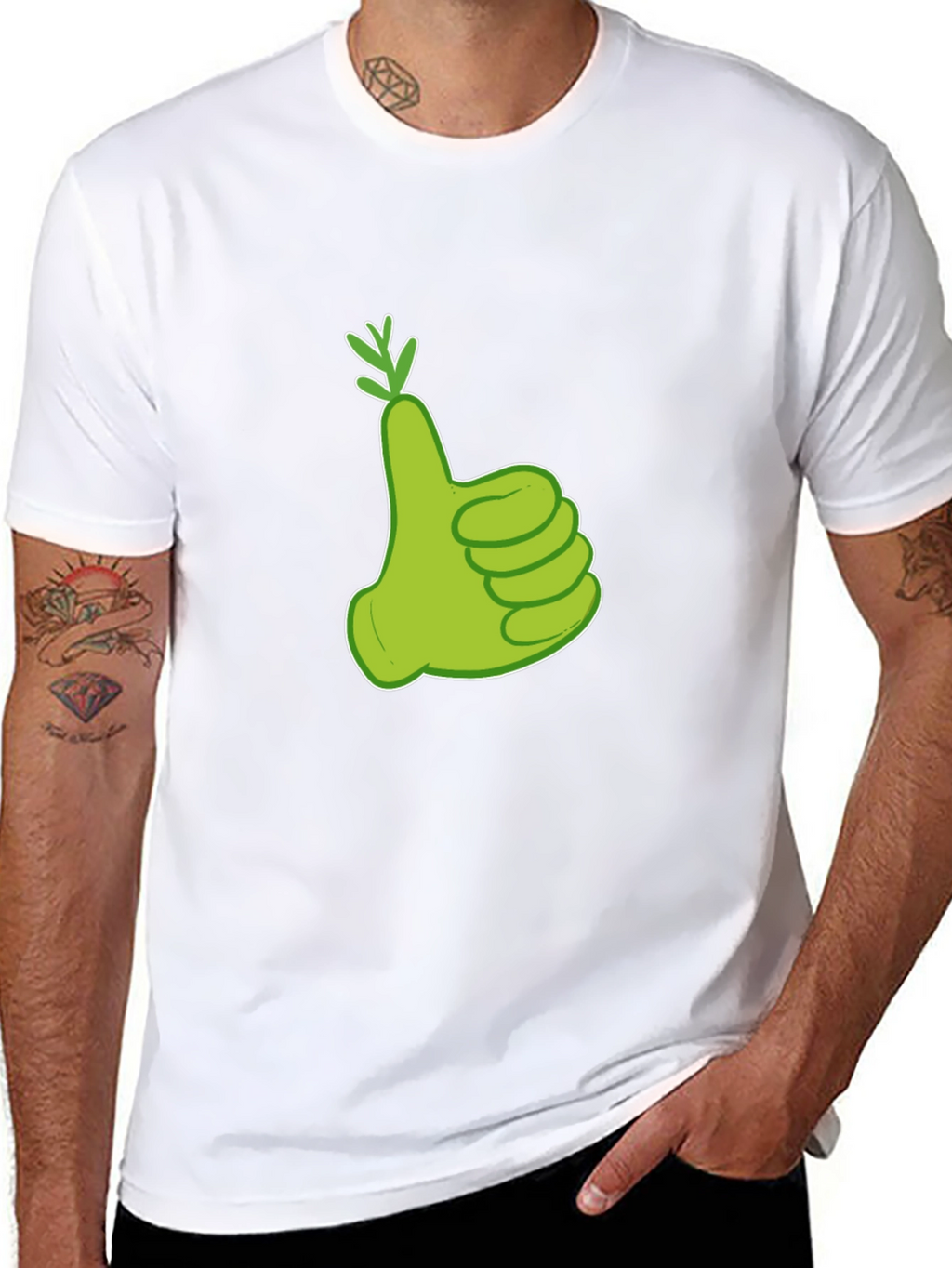 Green Thumbs Up T-Shirt - Like A Boss