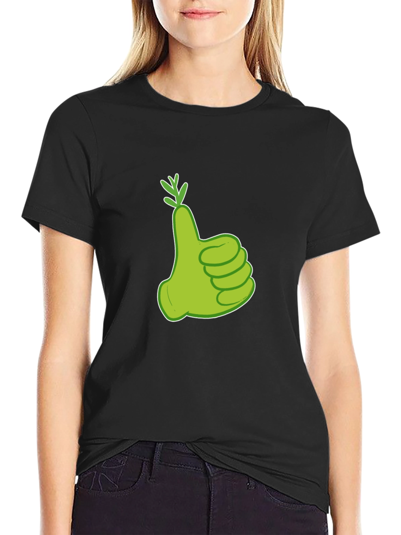 Green Thumbs Up T-Shirt - Like A Boss