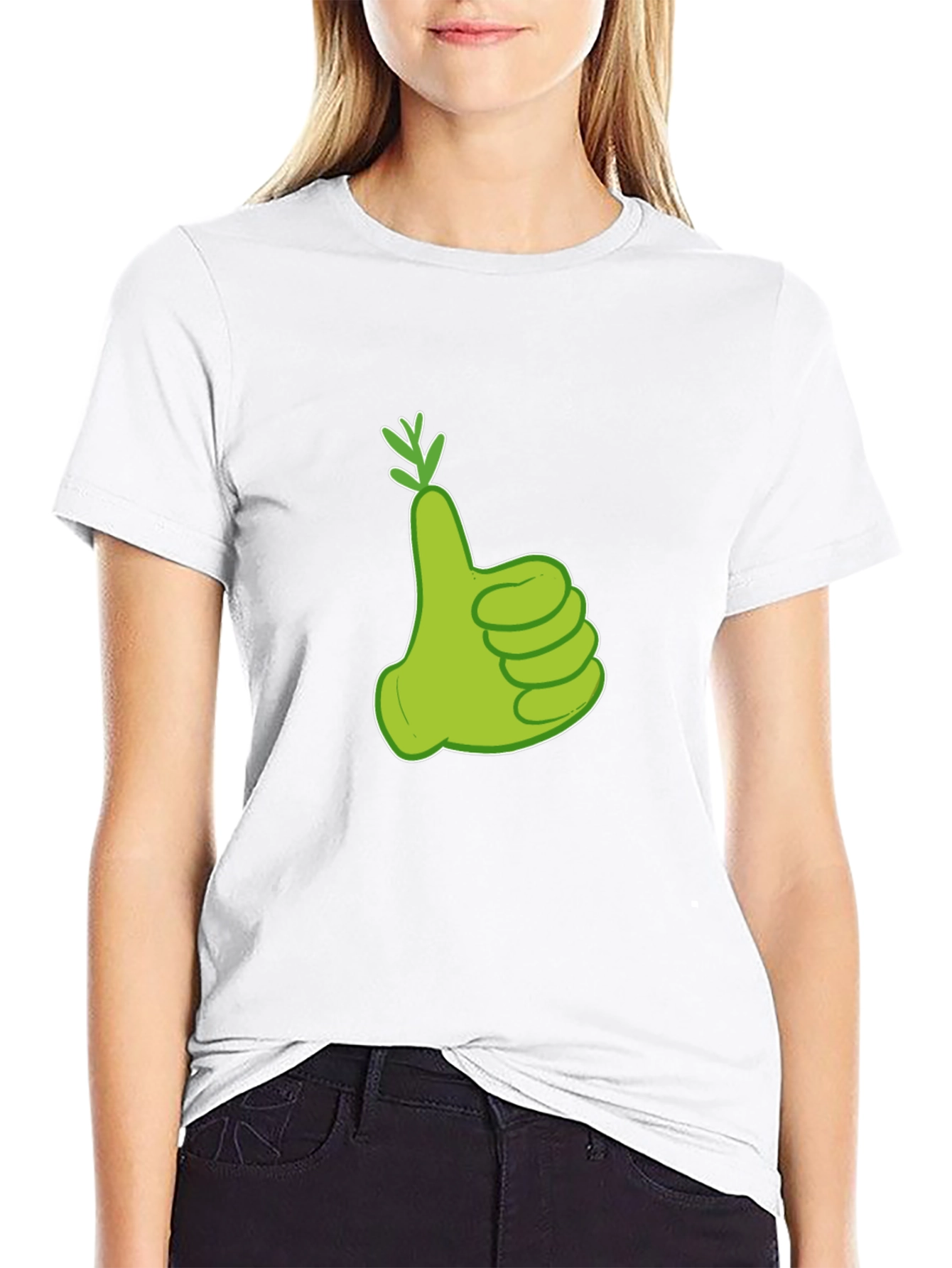Green Thumbs Up T-Shirt - Like A Boss