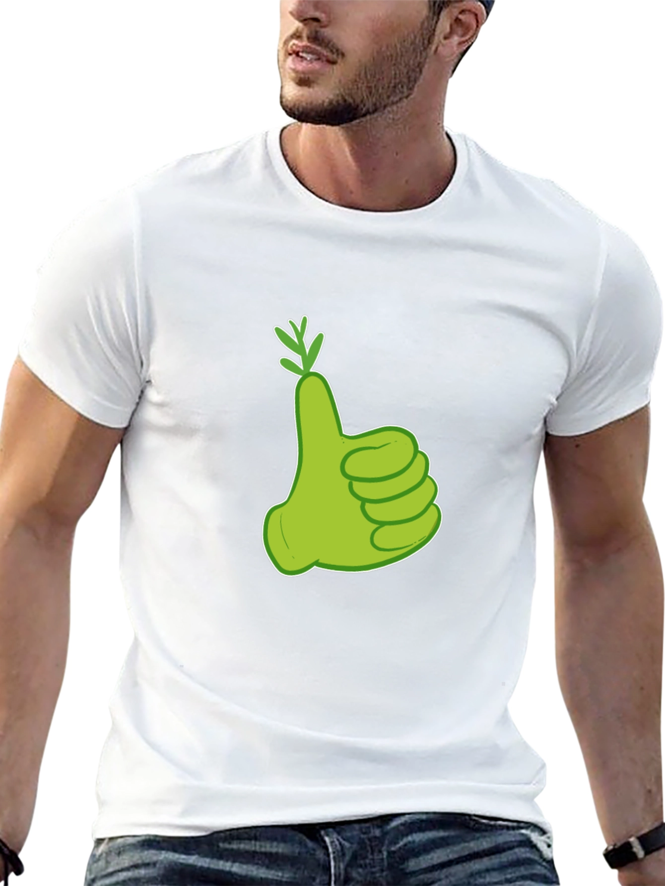 Green Thumbs Up T-Shirt - Like A Boss