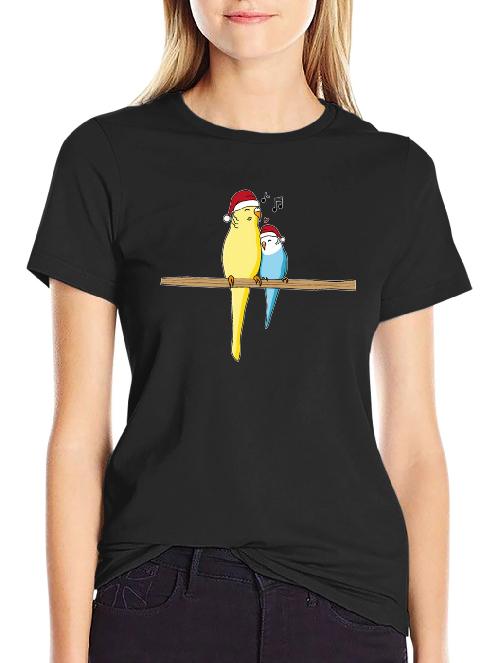 Festive Bird Pair Tee