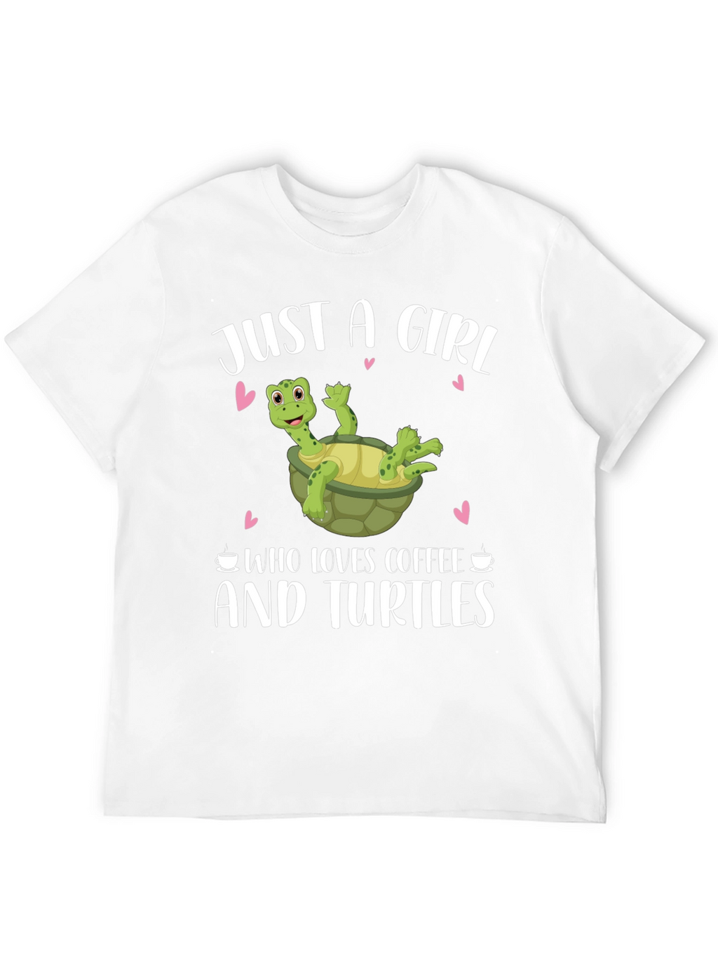 Just a Girl Who Loves Coffee and Turtles T-Shirt
