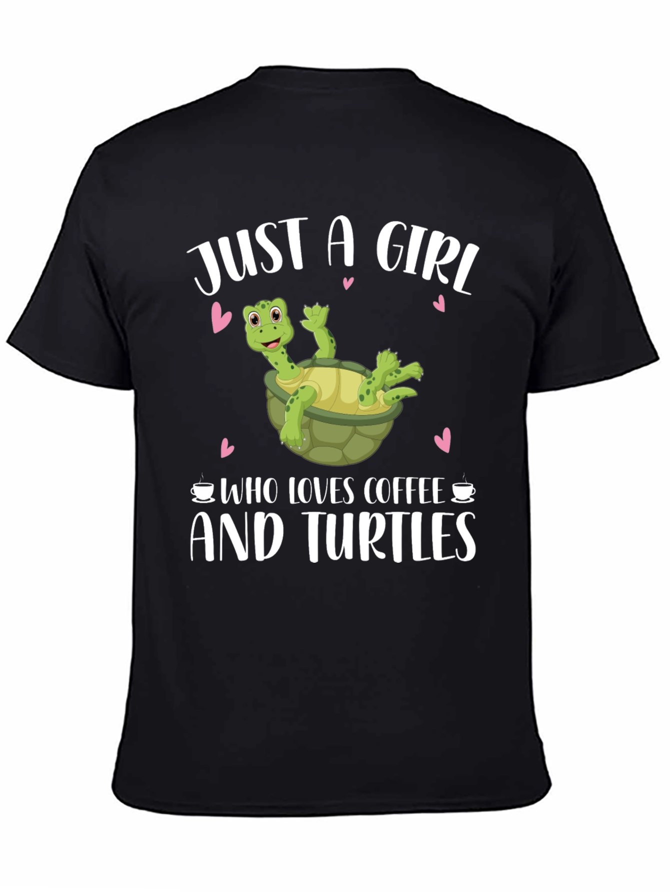 Just a Girl Who Loves Coffee and Turtles T-Shirt