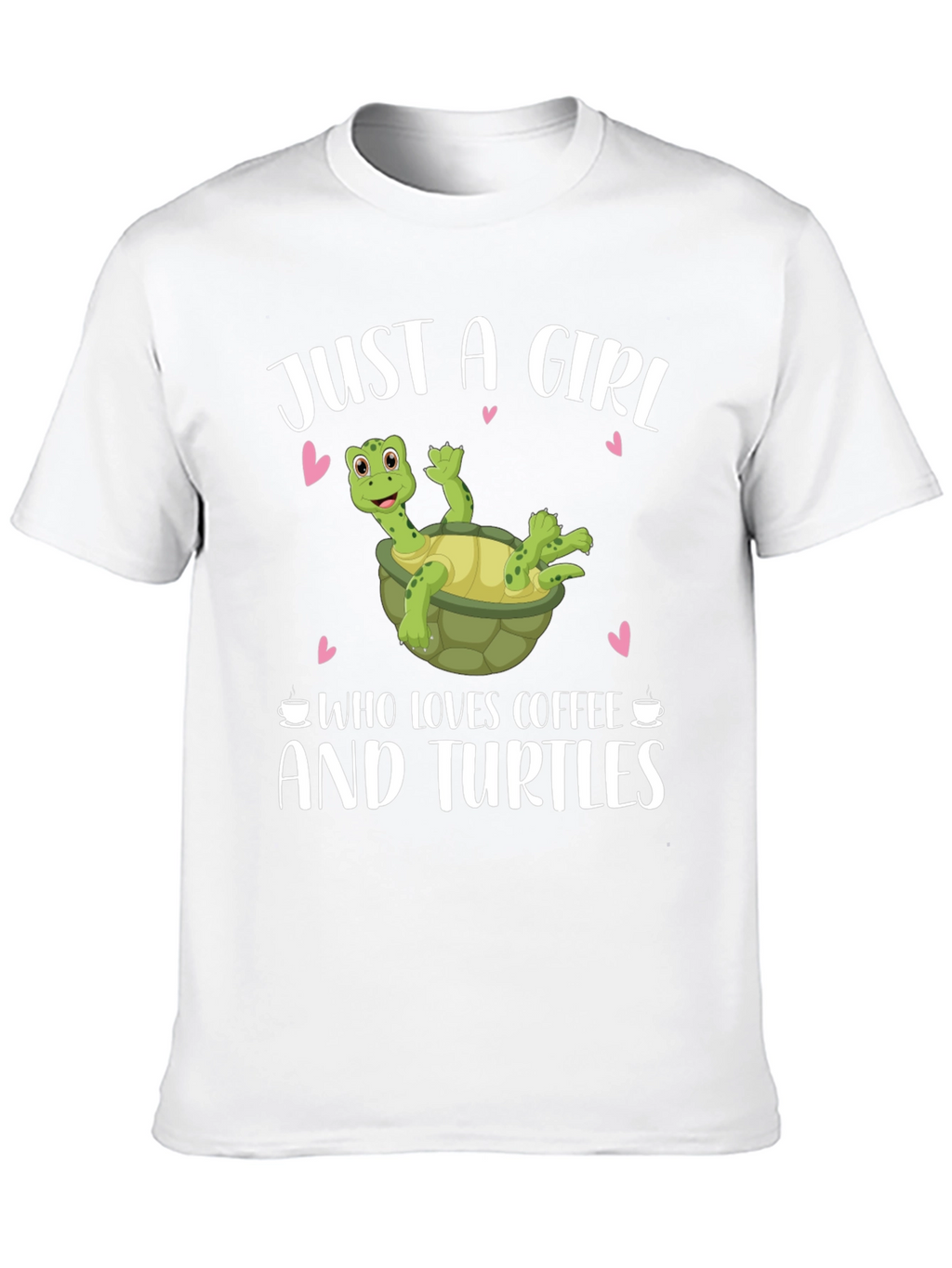 Just a Girl Who Loves Coffee and Turtles T-Shirt