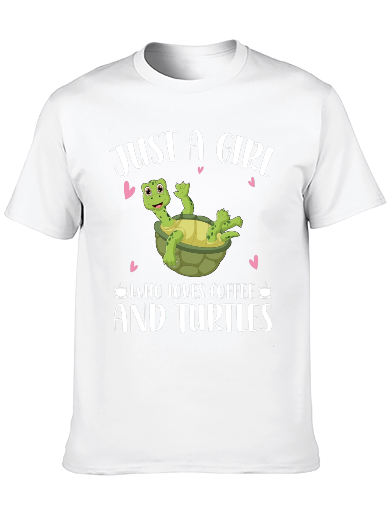 Just a Girl Who Loves Coffee and Turtles T-Shirt