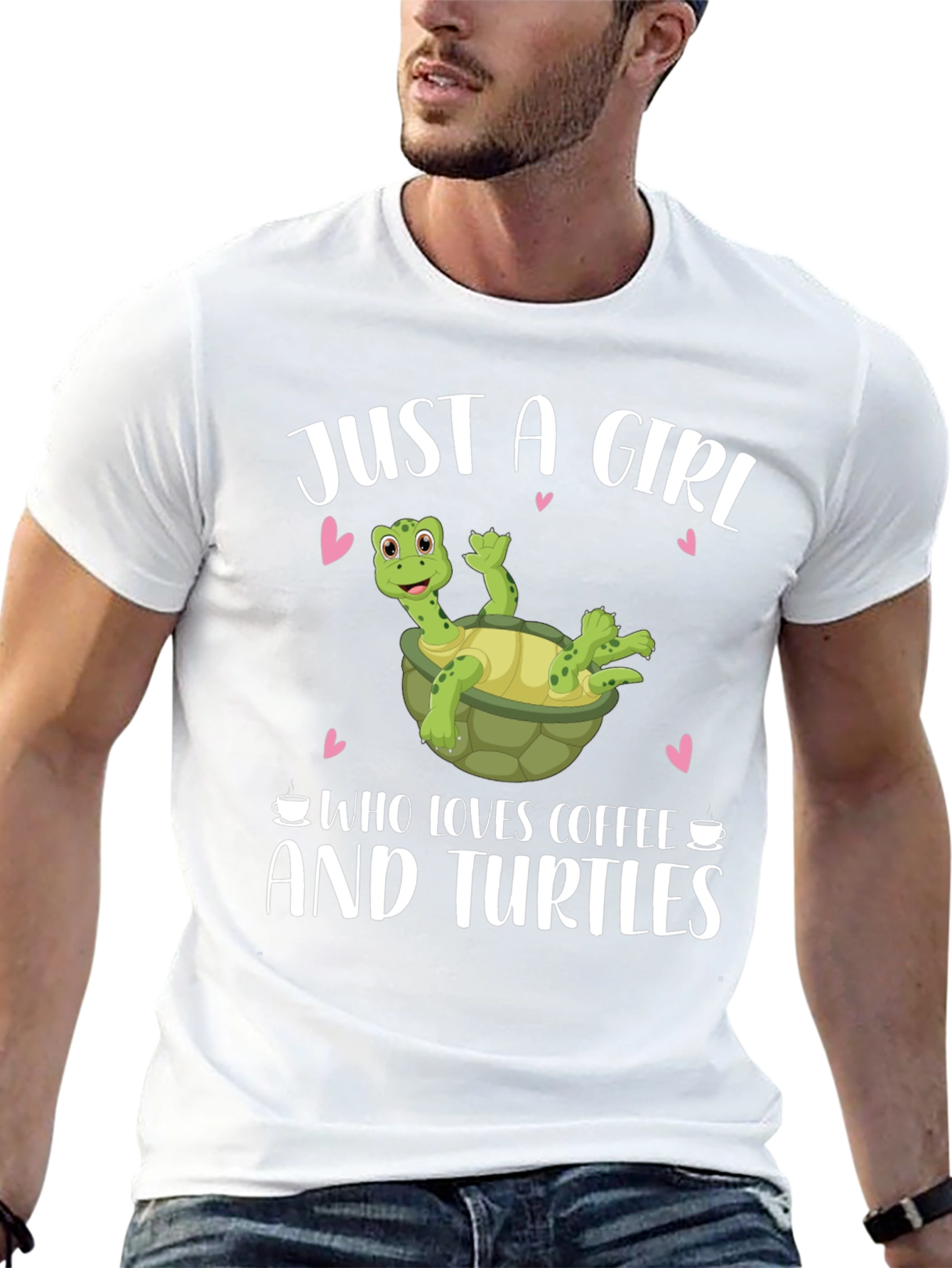 Just a Girl Who Loves Coffee and Turtles T-Shirt