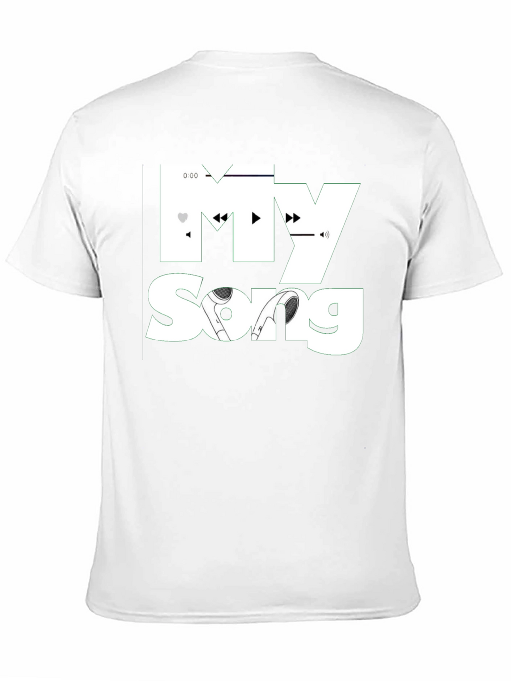 My Song Black T-Shirt - Music Lovers Tee