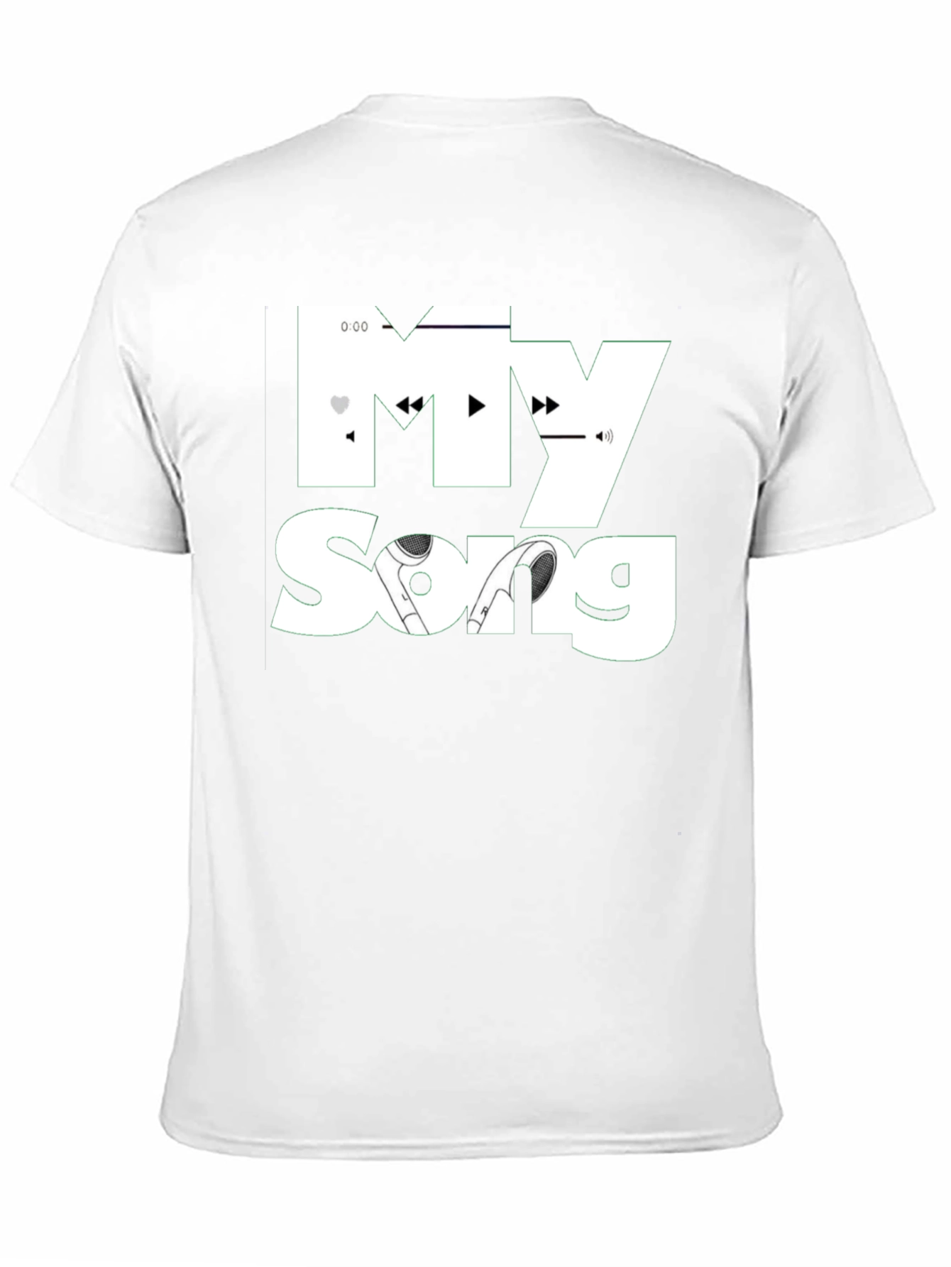 My Song Black T-Shirt - Music Lovers Tee