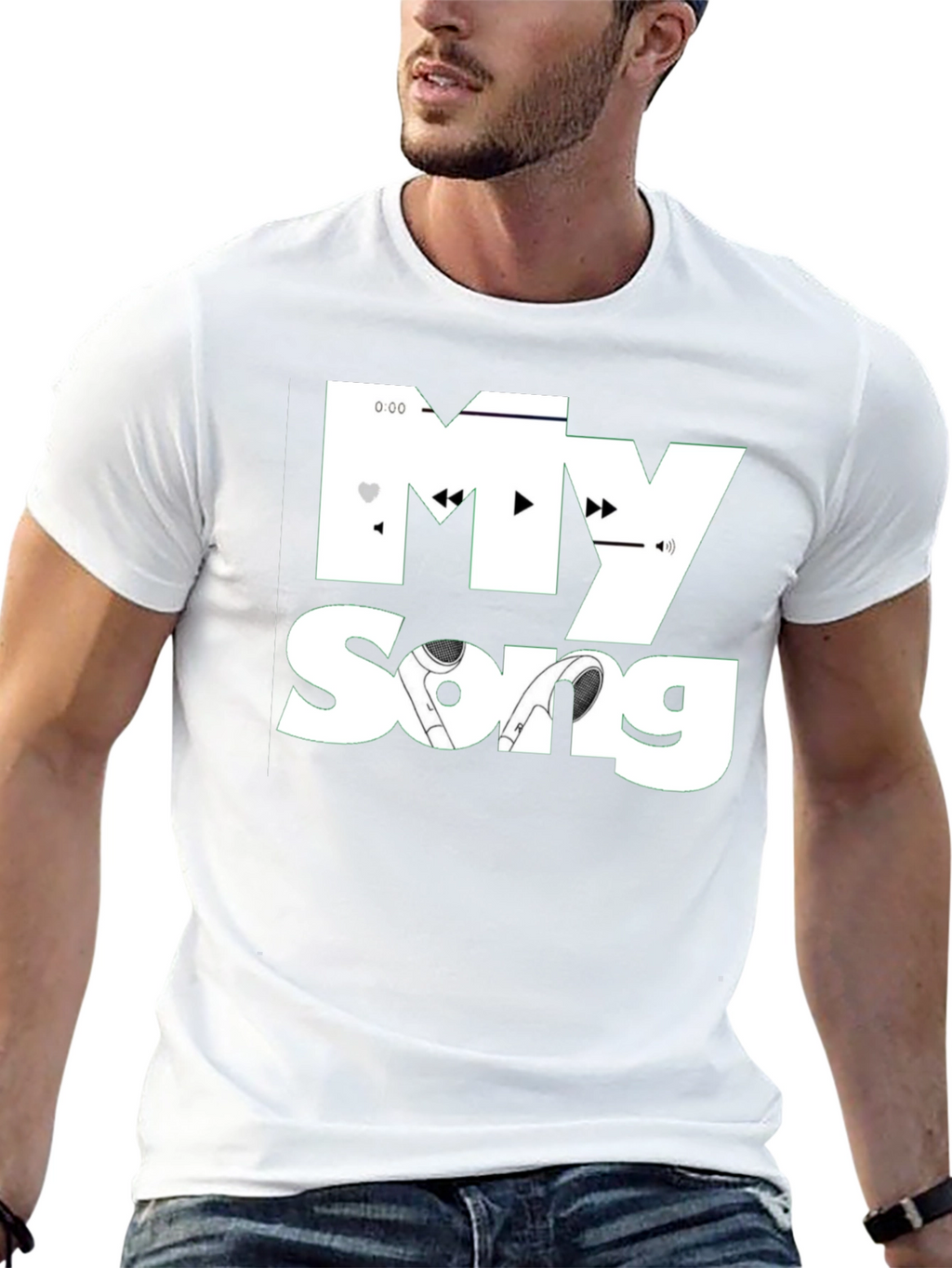 My Song Black T-Shirt - Music Lovers Tee